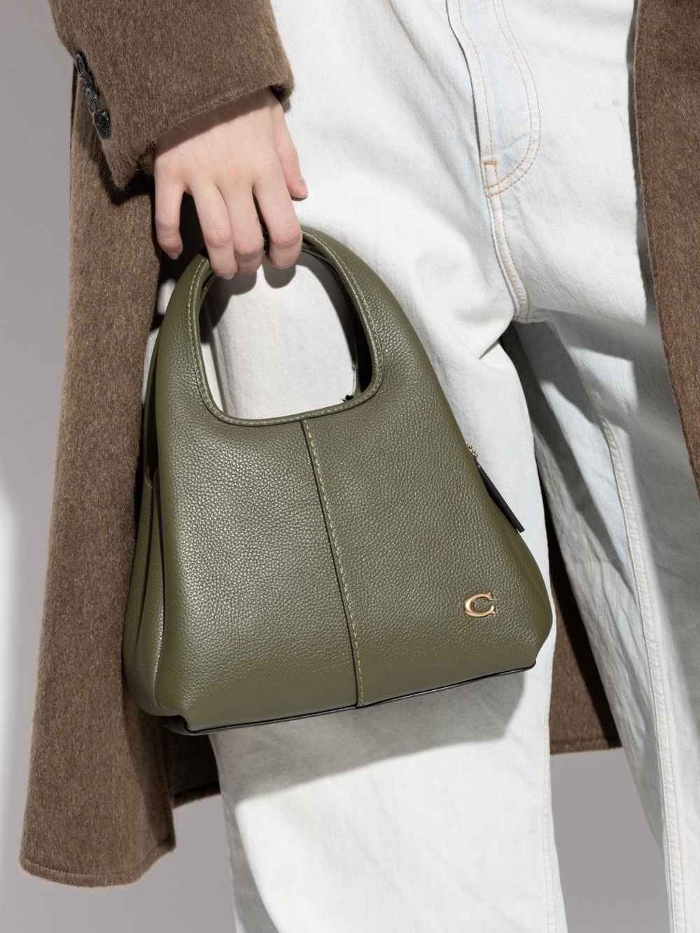 COACH Lana 23 Shoulder Bag (Olive Green)